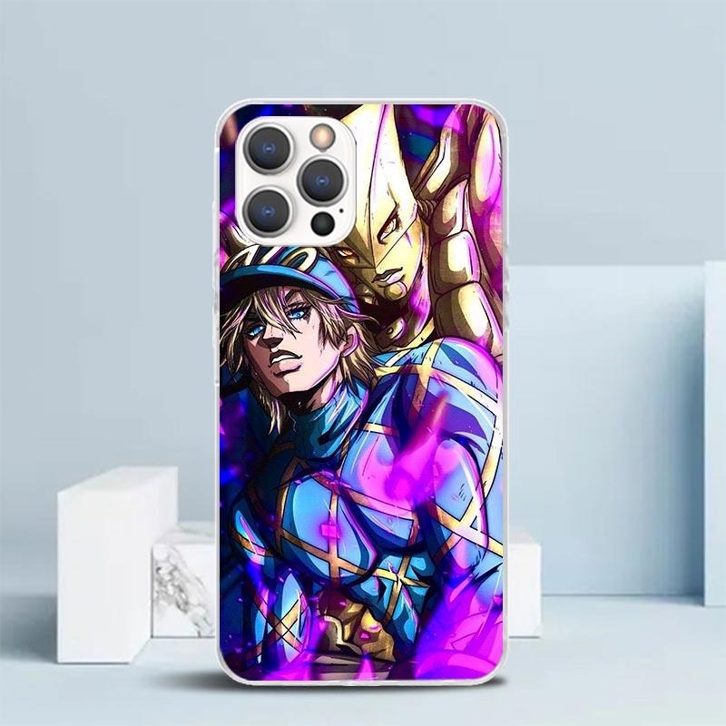 JoJo Adventure Dio Diego Brando Soft Cover for iPhone 16 17 Air 15 14 Pro Max 16E Phone Case 13 Mini 12 11 7 SE 8 Print Pattern
