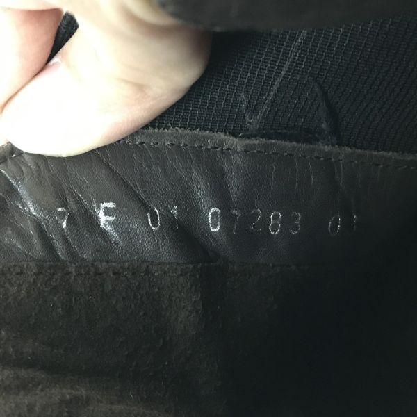 Deutschland Lloyd Leder Side Gore Stiefel 7F 25.5 Schwarz Kurz(GEBRAUCHT)