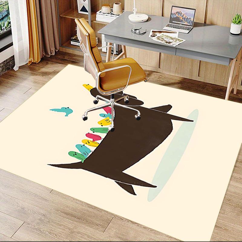 1PC Dachshund Non-Slip Floor Carpet Compatible for Office&Living Room&Bedroom&Dining room - Flat- Soft & Pattern, Vibrant Colors-W291