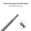 Hexagonal Handle 300mm Quick Release Locking Screwdriver Extension Rod Tool Innovative Extension Rod Measuring