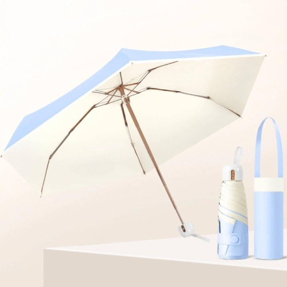 Ultraviolet Protection Pocket Parasol Folding Sun Shade Umbrella Portable Sun Umbrella  Outdoor