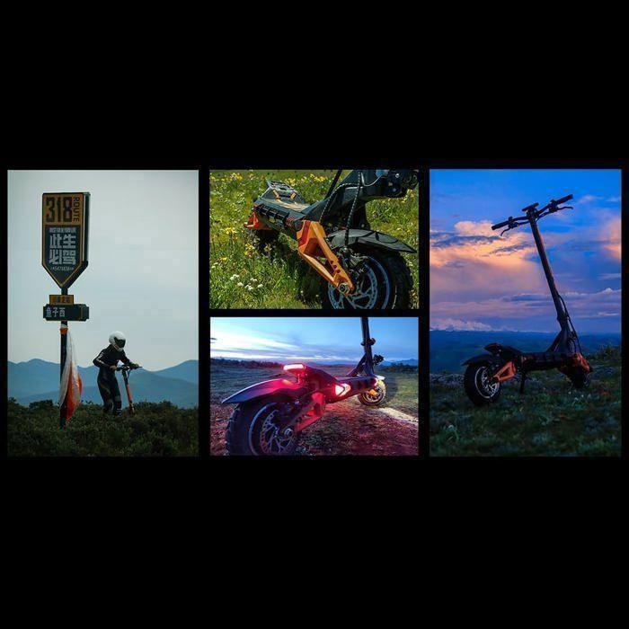 Scooter elétrico KuKirin G3 Pro -- Dois motores 2400 W - 52 V - 23 Ah - Velocidade máxima 65 km/h