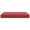 Outdoor Sofa Cushion Burgundy 80 X 80 X 8 Cm Polyester