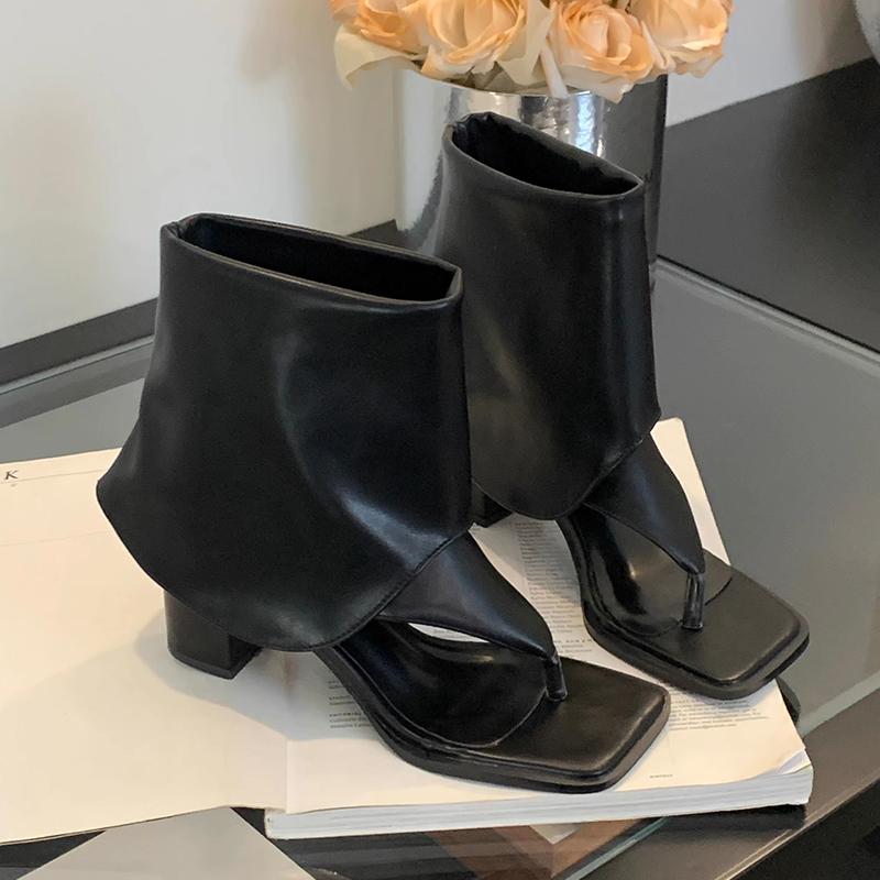 Ankle Women Sandals High Heels Clip Toe Shoes Designer Summer Dress Pumps 2025 New Chunky Cool Boots De Mujer Zapatos