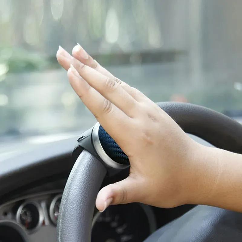 Car Steering Wheel Booster Rotation Knob 360 Degree Rotation Bearing Power Handle Spherical Auxiliary Hand Control Steering Whee