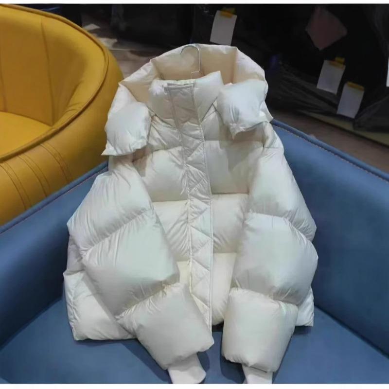 Women Short Thickened Loose Padded Cotton Coat Winter Warm Outerwear