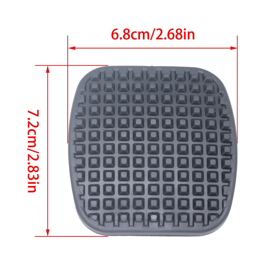 2pcs Clutch Brake Pedal Cover Rubber For Iveco Daily III IV V 2006 2007 2008 2009 2010 2011 2012 2013 2014 Replacement 500342221