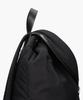Thetung [Japanese Material_Neoul] Premium Leather Trim String Backpack [Black]