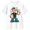 Popeyed the Sailorman TShirt Beach  Cotton TShirts For Man Custom Logo Tshirt Short Sleeve Vintage Tees