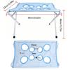 Foldable Pet Bathing Stand for Small Medium Dogs Cats Breathable Mesh Anti-Slip Grooming Fixed Rack Table