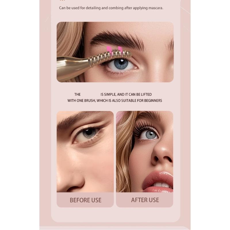 Concentrated eyelashes Styling Tool With Ergonomic Design And Temperature Control For Safe Usage