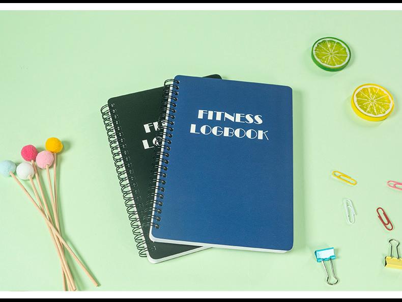 "Cross-Border Fitness Plan: Exercise Log & Running Record Notebook"