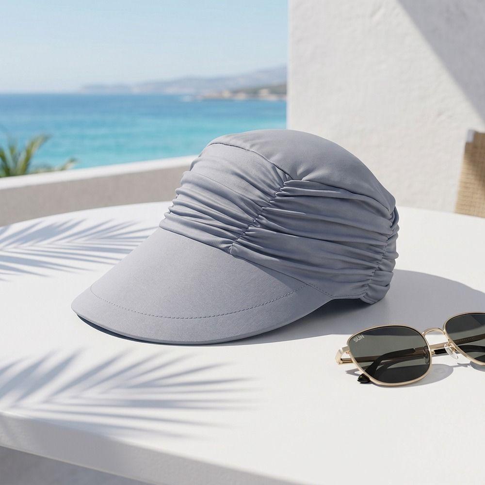 UV Protection Women Sun Hat Elastic Fit Summer Baseball Cap Casual Cooling Visor Cap Swimming