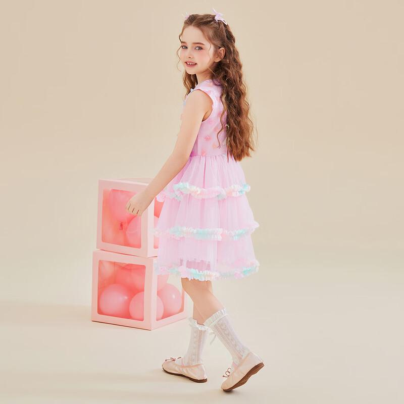 Hello Kitty Girls' Pink Butterfly Princess Dress