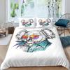 Cartoon Koala Kids Bedspread Cover, Lovely Koala Comforter Cover For Children Toddler Nursery Charming Bear Quilt Cover With Pillowcase