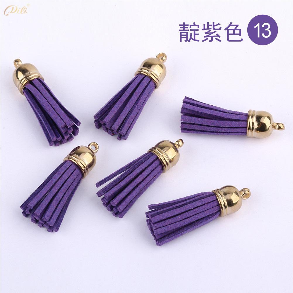 5/10/20Pcs 38mm Mini Leather Tassels Keychain Tassels For DIY Crafts Charms Earrings Bracelets Jewelry Making Supplies