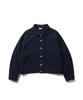 Anglan Heavy Sweat Trucker Jacket - Indigo