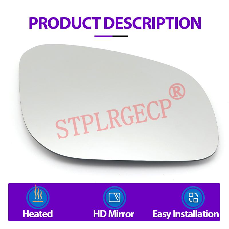 1PC Door Wing Mirror Glass Heated Left Right Side Car-styling Rearview Mirror Len for Porsche Cayenne 955 pre-facelift 2002-2007