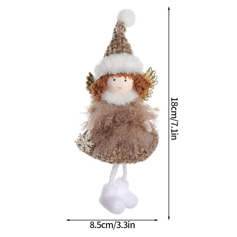 Christmas Doll Ornament Christmas Decoration 2025 Christmas Tree Hanging Pendant New Year Angel Doll Festival Gift for Children