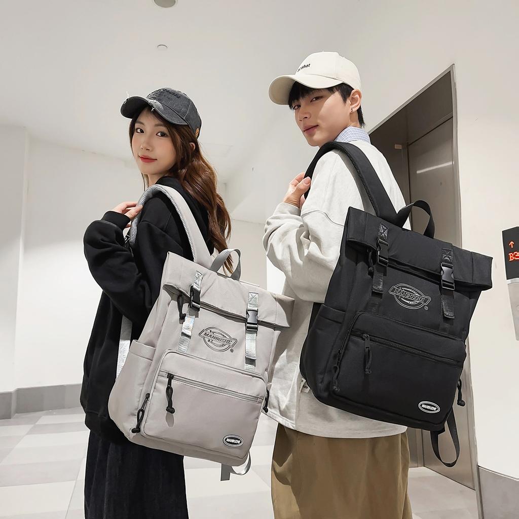 Schoolbag new trendy brand functional college student couple backpack large capacity leisure work commuting versatile computer backpack