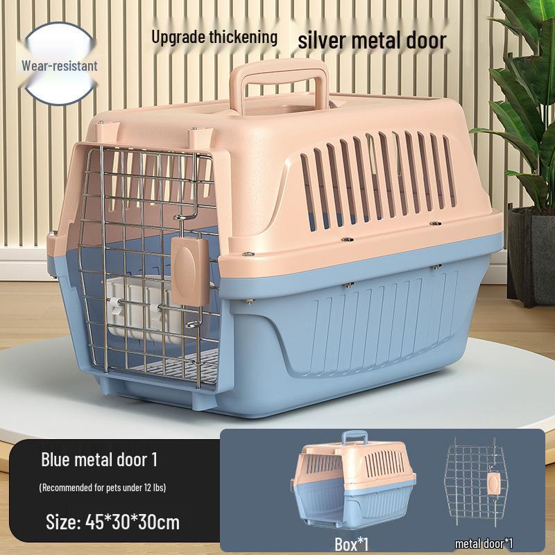 

Portable Pet Airline Carrier: Space Capsule Cat Bag & Dog Cage for Small/Medium Pets