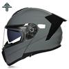 FF Modular Motorcycle Helmet Full Face Flip Up Robot Design Double Visor DOT Approved Motocross Racing Helmet for Men Women