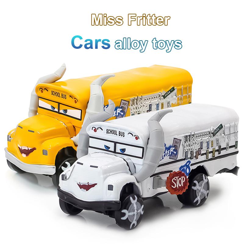 Serie Toybeat Cars Autobús Escolar Loco Miss Fritter Metal 1:Vehículo de Fundición a Escala 55 Día del Niño Regalo de Navidad