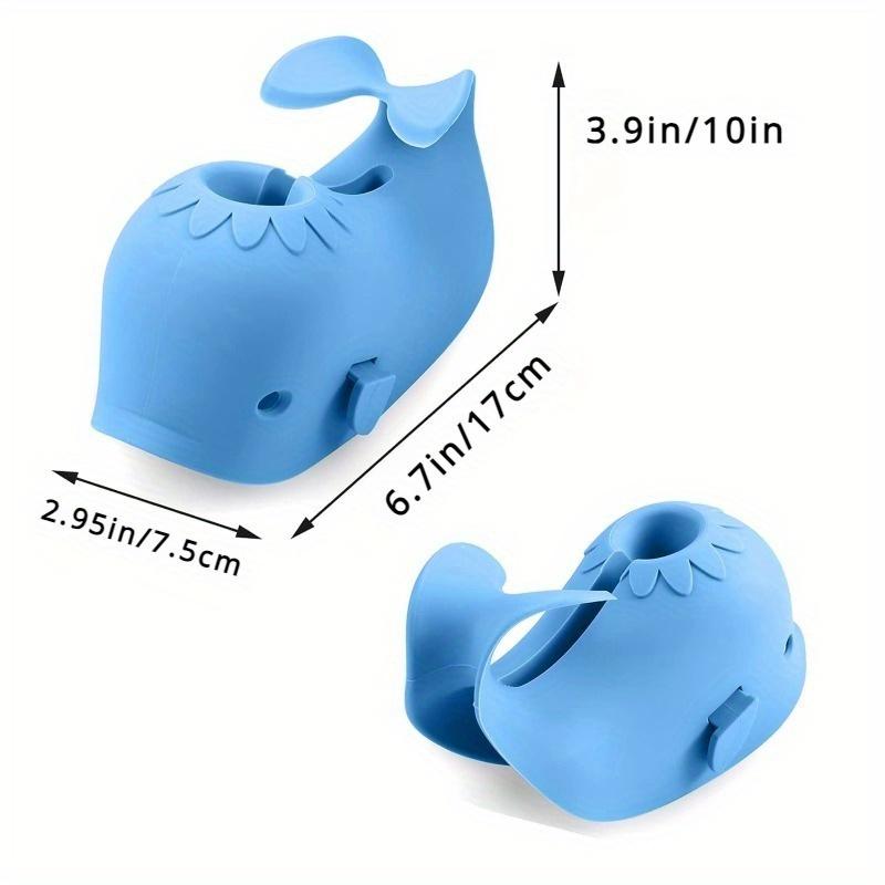 1 Pc PandaEar Bath Spout Cover,  Bathtub Faucet Cover, Shower Protector Cover for   Universal Fit -Whale
