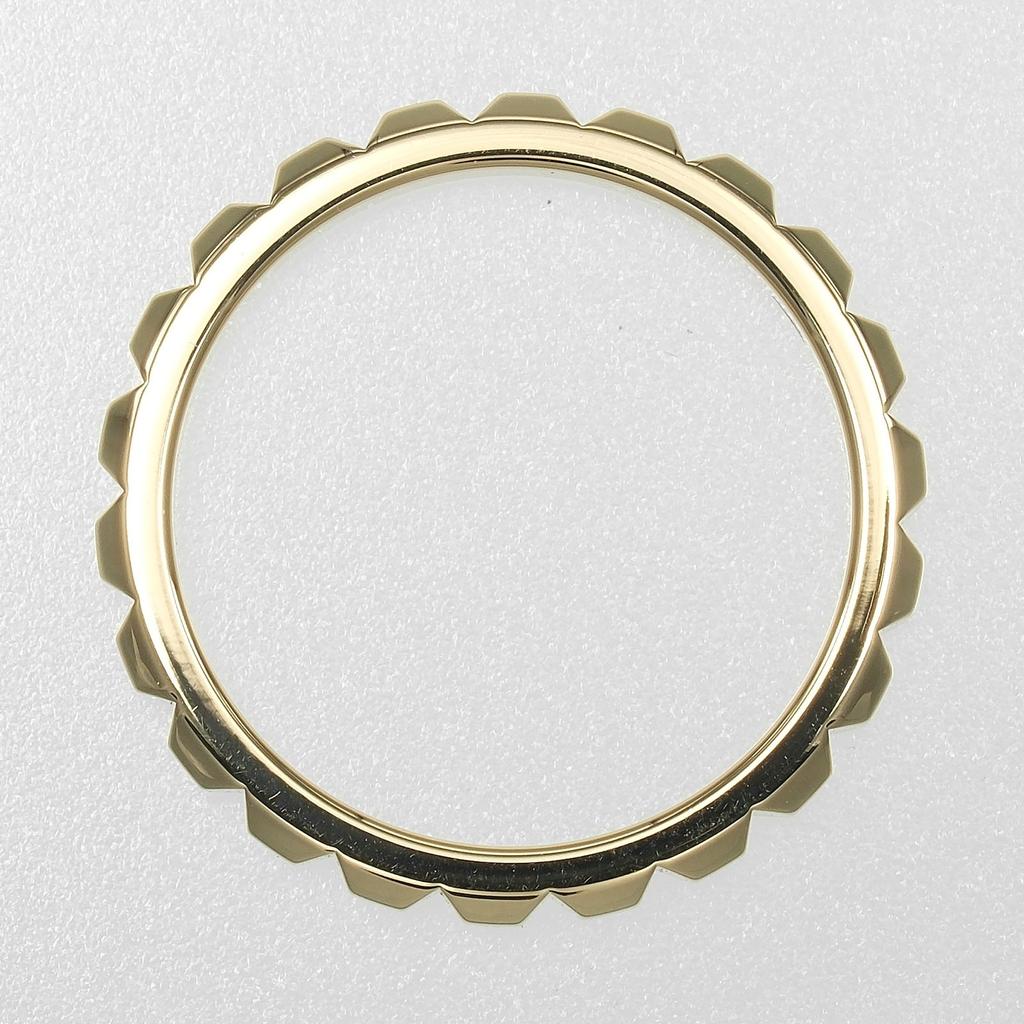 Boucheron Quatre Court Paris Medium Ring K18 Yellow Gold #4.9(US Size) 3.35g Women Used