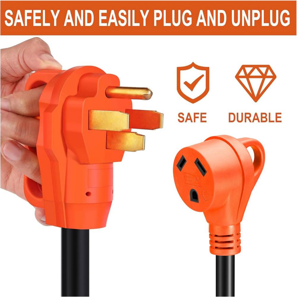 Адаптер 50 Ампер Шнур для RV Мощный Преобразователь Адаптер для Генератора RV 50 Ампер на 30 Ампер Конвертер Dogbone Электрический Адаптер для RV 18