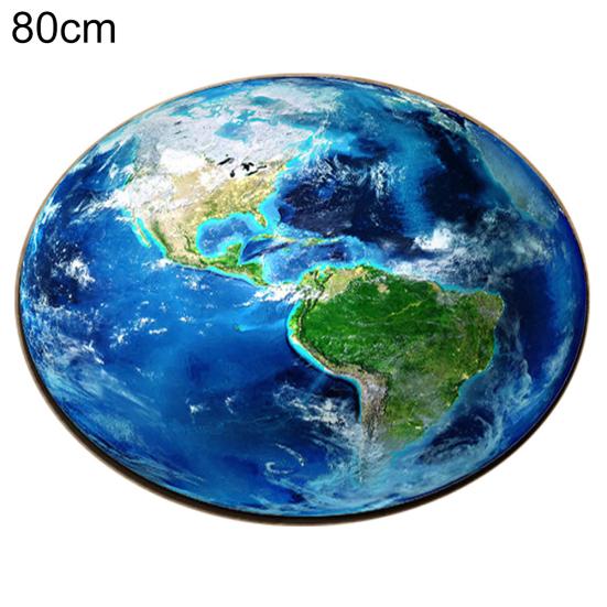 3D tisk Talos Round Earth Moon Planet 3D tisk Měkký koberec Protiskluzový kobereček Domácí dekorace