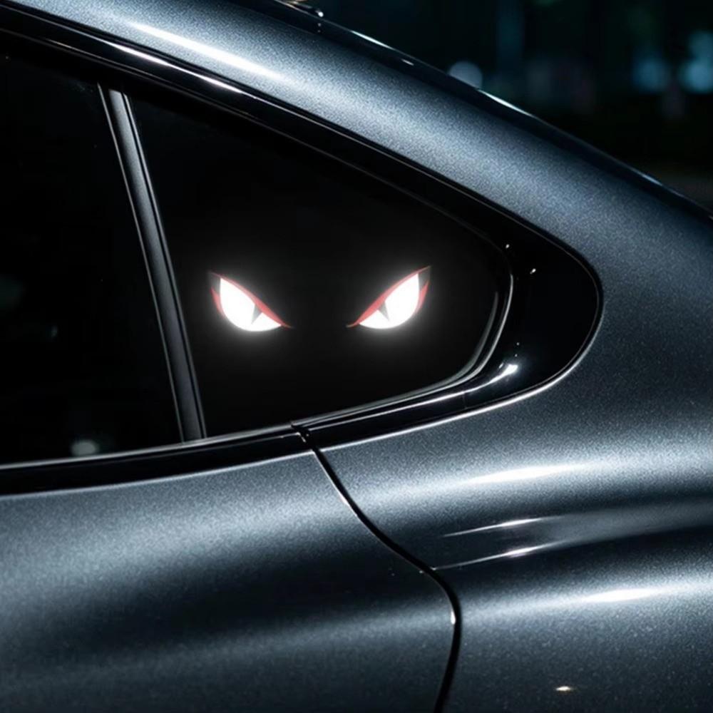 Solar Powered Solar Warning Light Animated Vehicle Signal Lights Demon Eye Light SUV