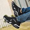 Herrenschuhe Sneakers Leder Dicke Sohle Schuhe Größe Groß