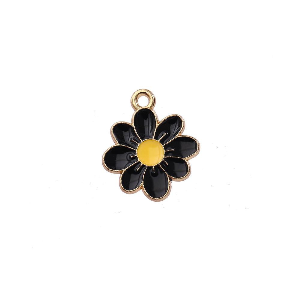 Barevná kapka Slunečnice Malá sedmikráska Zinková slitina Přívěsek DIY Náramek Přívěsek Náhrdelník Přívěsek Příslušenství