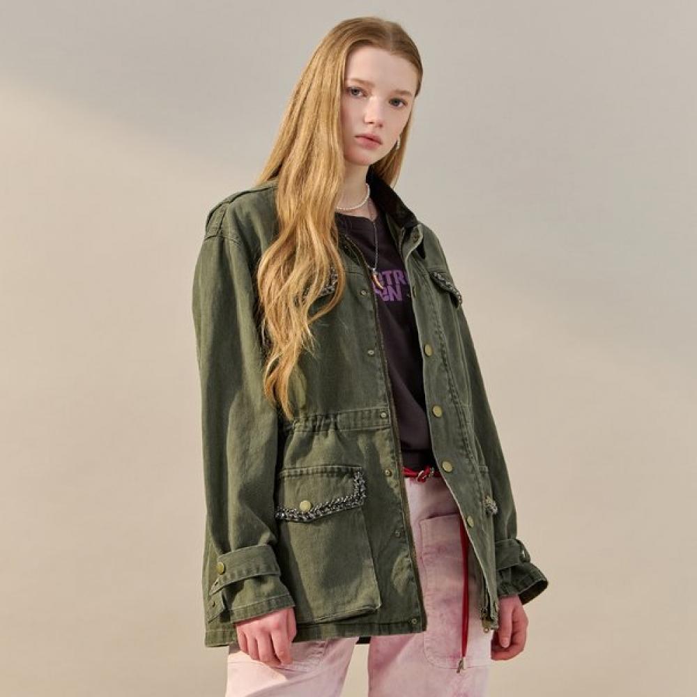 Maxza Vintage Work Jacket Zf04qj006nh Khaki/FREE