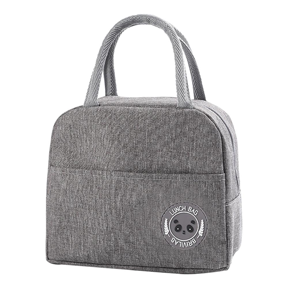 Lunch Carryalls Color Lightweight Insulated Zipper for Women Child Convenient Lunch Box School Picnic Tote Food Storage Carryalls Latest Handbag