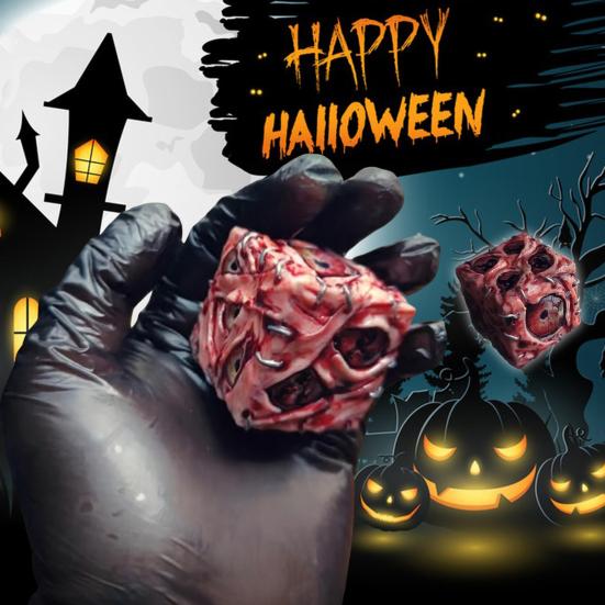 Eye of Fate Dice Resin Realistic Eyeballs Dice Collectable Spooky Pocket Dice Gift for RPGs Fans Dark Aesthetic Lovers