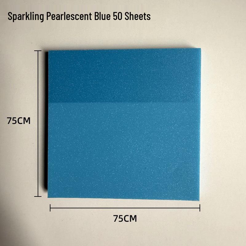 Transparent Colored PET Sticky Notes - Reusable, See-Through, Fluorescent Index Stickers