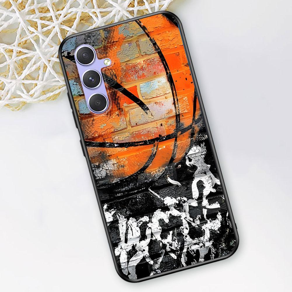 Basketball Basket Sports Case for Samsung Galaxy A51 A53 A54 A31 A52 A12 A13 A21s A22 A32 A11 A22 A33 A41 A52s TPU Phone Cover