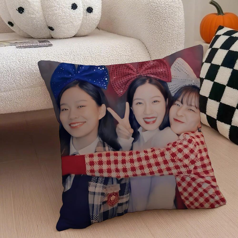 Drama TTrue Beauty Cushion Cover Throw Pillow Cover Hidden Button Durable Polyester Chair Cushion
