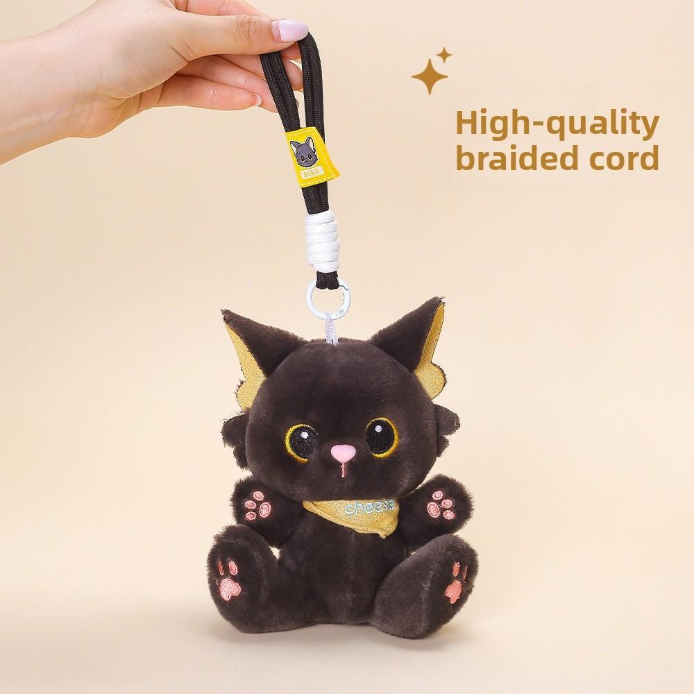 Soft Cute Animal Plush Desk Companion With Keychain For Kids And Teens