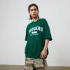New MLB SS24 Set In Sleeve T Shirt Unisex Dark Green 3ARSV0143-07GND
