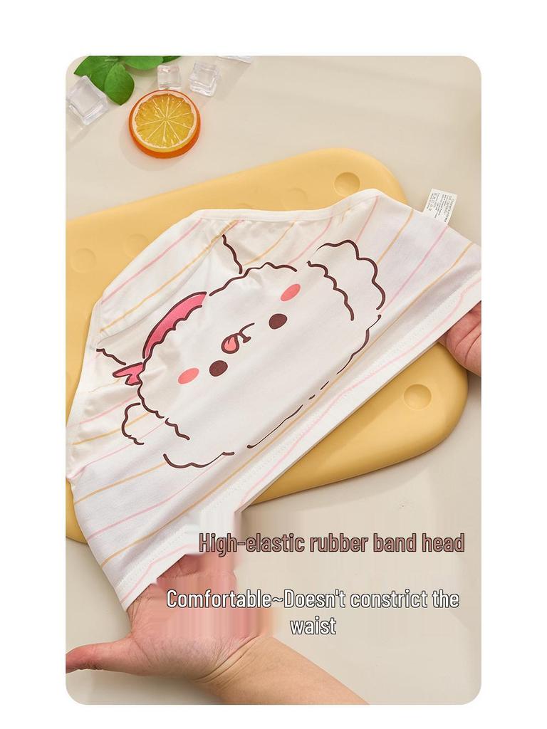 Clearance: Antibacterial Breathable Girls' Briefs (10-Pack) for Older Children - No Wedgies
