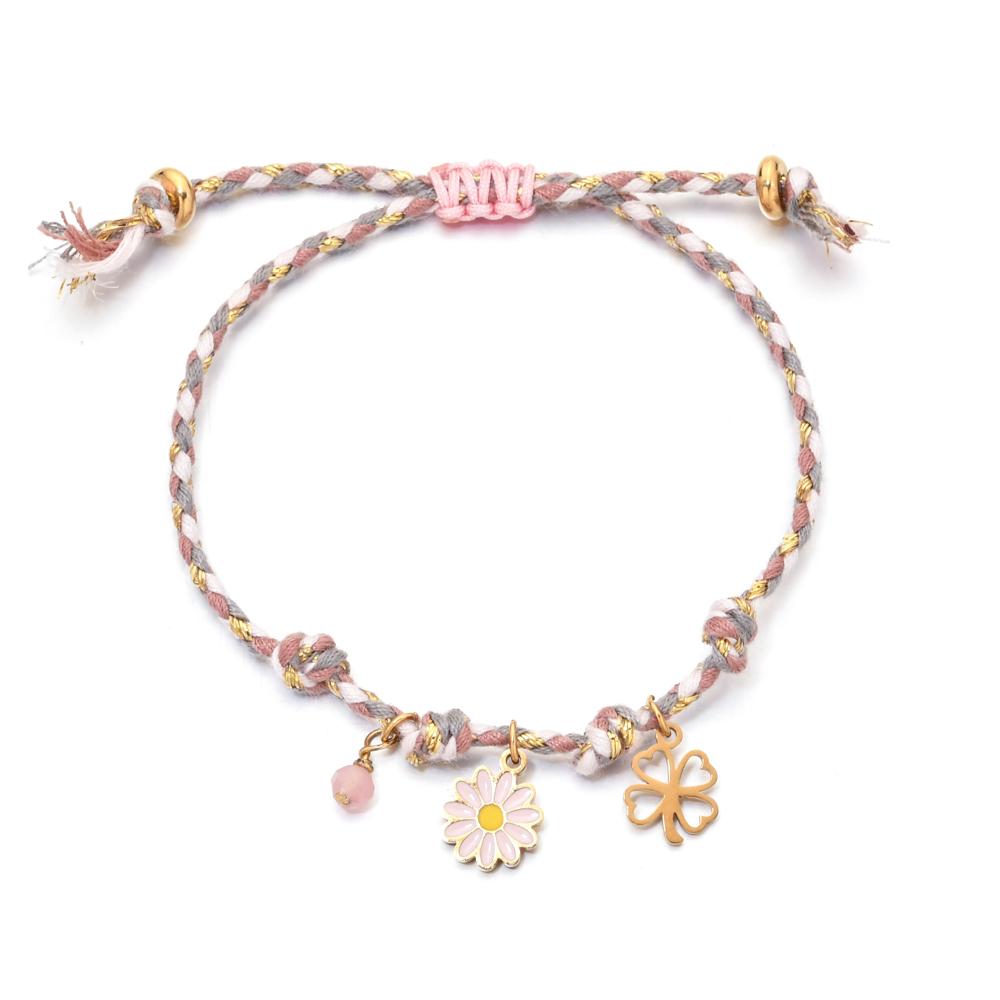 Fashion Handmade Jewelry Rope Braided Starfish Shell Fish Drop Bracelet Bangle Oceanic Summer Daily Wear Jewelry