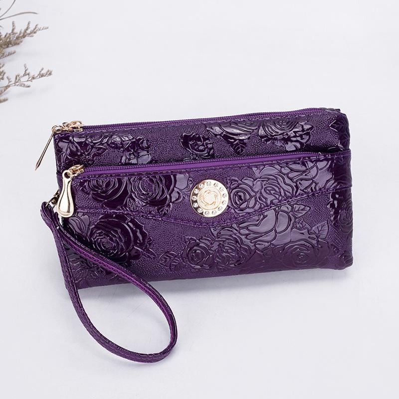 Women's bag single shoulder oblique span fashion embossed clutch bag middle-aged twin source bag
