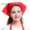 Triangle Head Scarf Women Hair Bandana Waiter Work Headscarf for Kitchen Restaurant Female Chef Cap for Bakers Baristas Cleaners