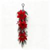 Faux Flower Artificial Pine Branch Wall-Mounted Hanging Ornament Christmas Hanging Vine  Home Party