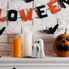 Spooky Cute Finger Ghost Statue Ornaments, Perfect for Indoor & Porch Halloween Decor for Shelf Home Festive Party Tabletop