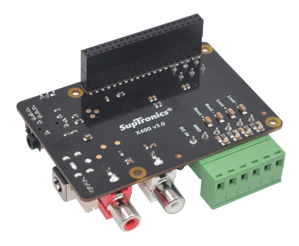 WINGONEER X400 V3.0 Audio Expansion Board Sound Card with Class D | Jtogo.jp Music Player for Raspberry Pi 3 Model B+, 3 Model A+, 3B, 2B, B+