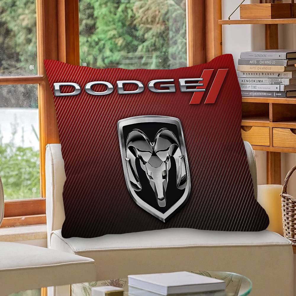 D-Dodges Auto Brand Pillowcase toon Gift Cushion Cover Bedroom Home Sofa Chair Seat Decor pillow case